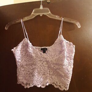 Express Lilac Lace Camisole
